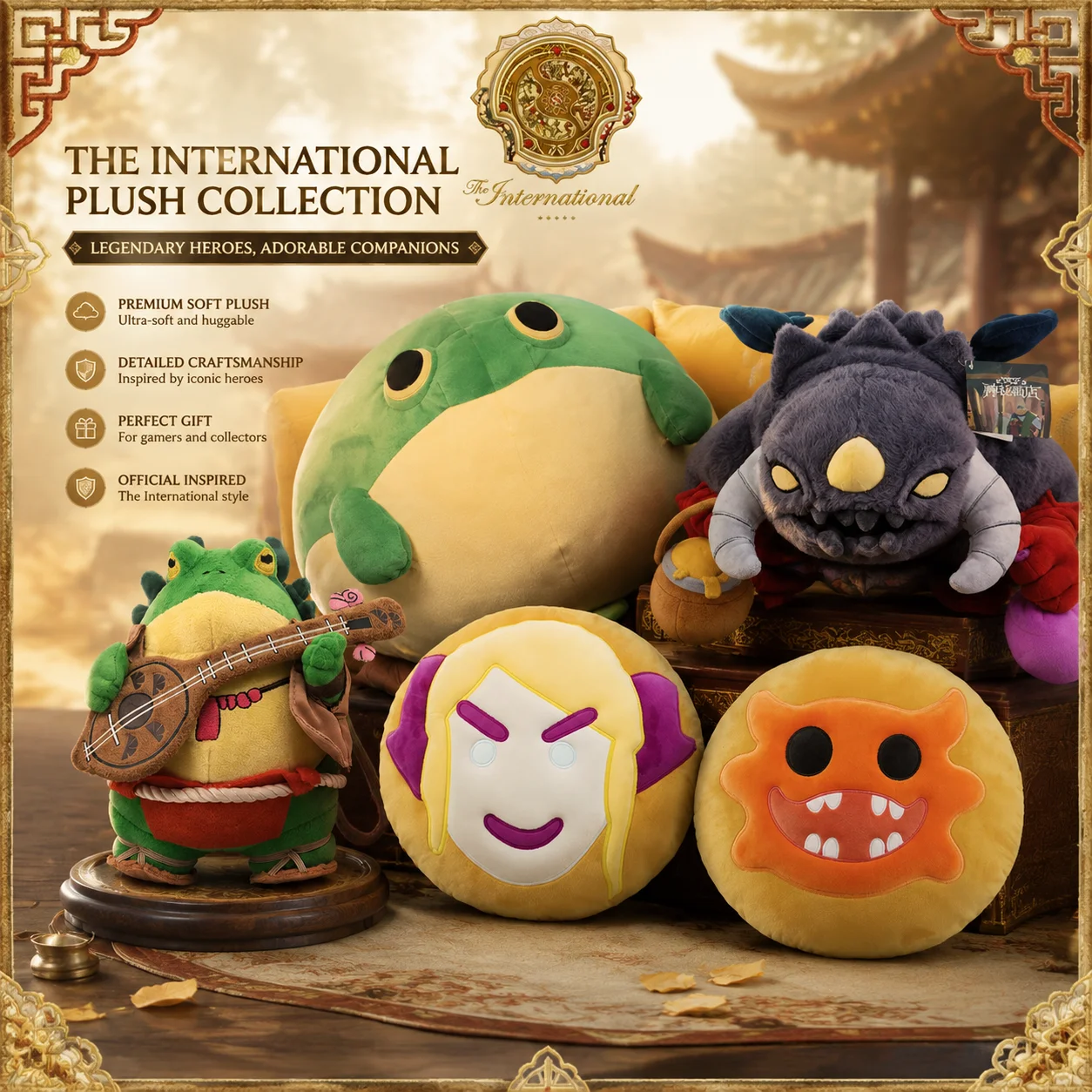 Gaming Accessories Toys - 2026 DOTA2 테마 라르고 더 인터내셔널