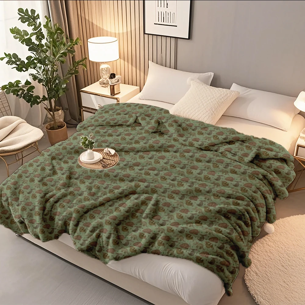 

Practical Flannel Soft Blanket Aardvark Galore Minimalist Thermal Blanket Knit Throw Skin-friendly Eco-friendly Blankets