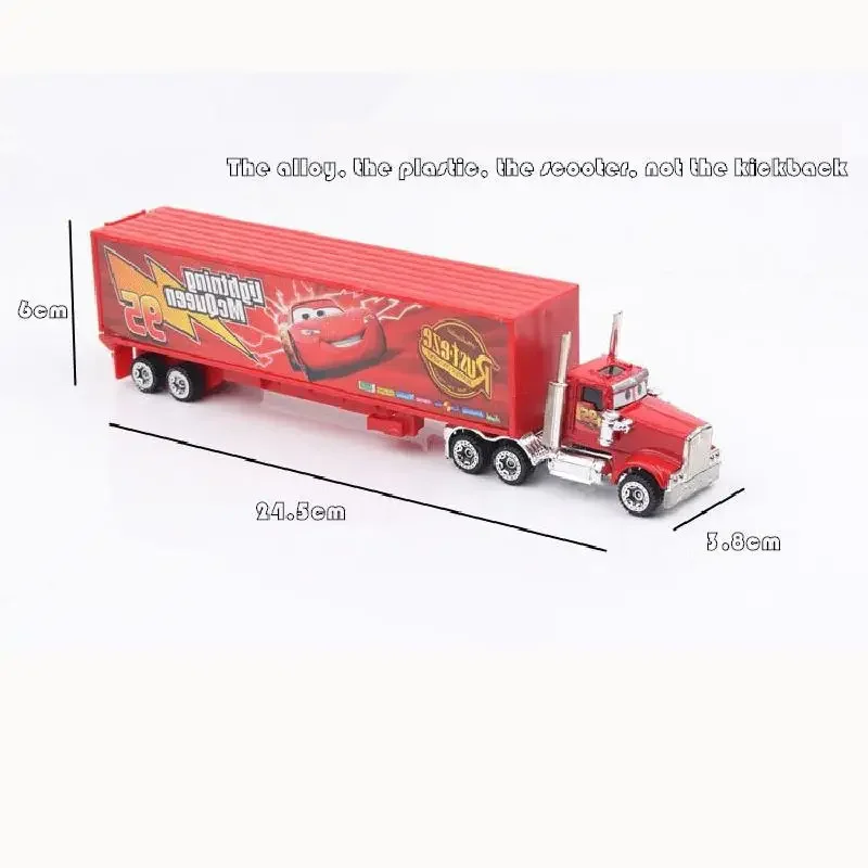 Cars series alloy car model Lightning McQueen cargo car racing set of children\'s toys Uncle Quinn McQueen