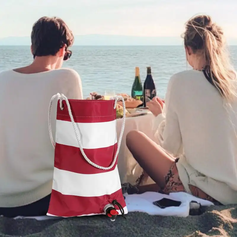 

Wine Carrier For Beach Beverage Wine Tote Leakproof Insulated Purse Carrier Insulated Wine Purse Tote Bag Cooler Insulated