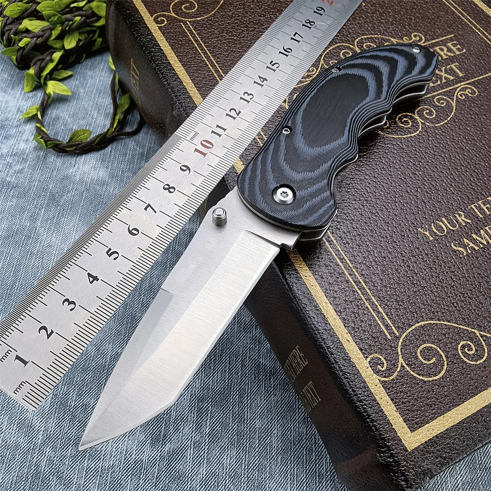 

7Cr13Mov Blade Tactical Folding Pocket Hunting Survival EDC Outdoor Self Defense Multitool Utility Camping Knife