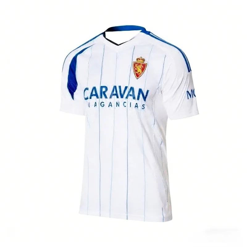

Футболки Real Zaragoza 2026: домашние и выездные, повседневные, дышащие, спортивные, для фанатов, подходят для мужчин, топы, пляжные футболки