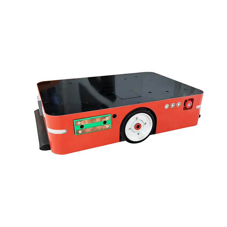 Piggyback AGV Robot Automated Guided Vehicle Transport AGV Chassis with Max 200kg Load for Material Handling and Logistics