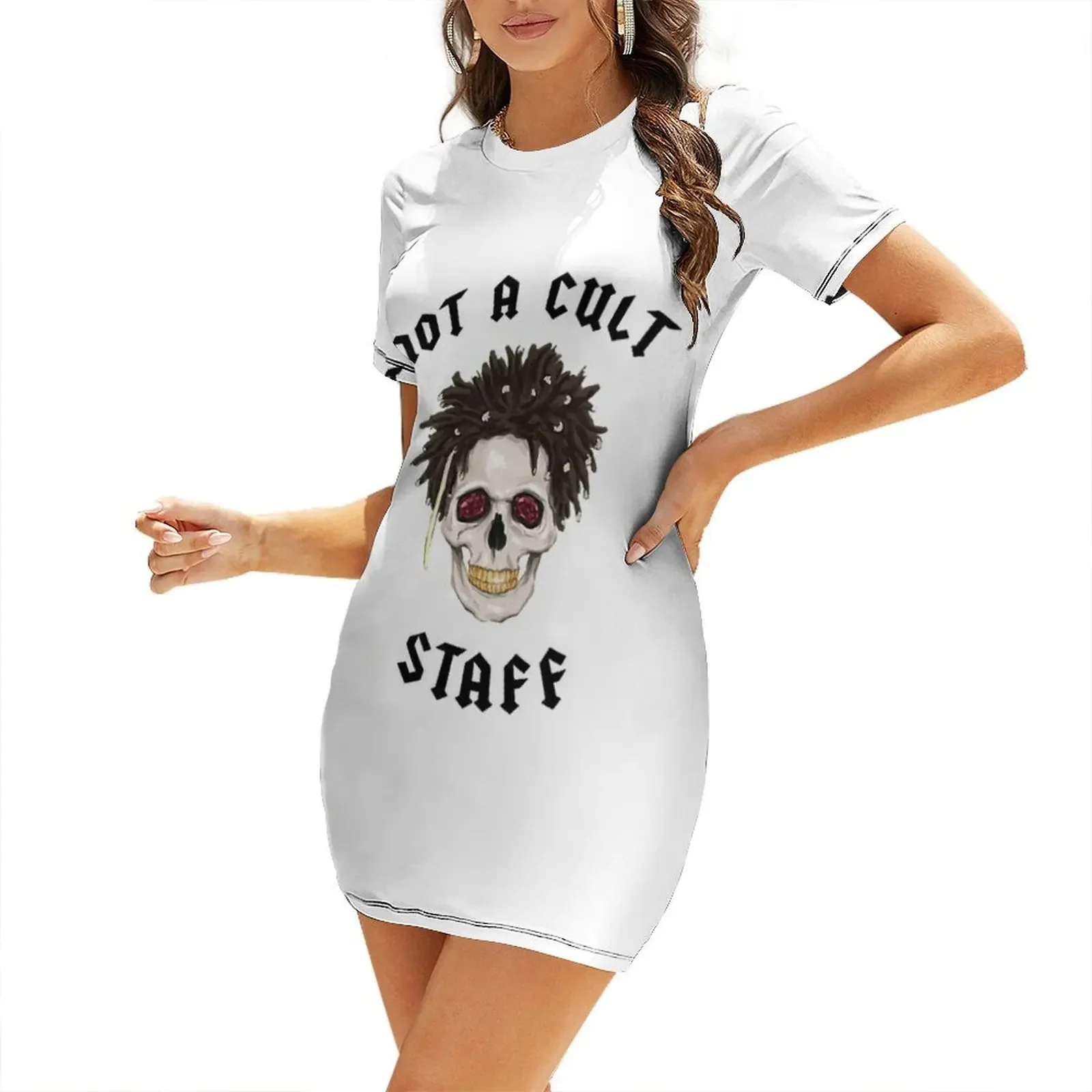 

Saint Jhn Short-Sleeved Dress summer dress womens 2025 evening dress ladies Summer skirt