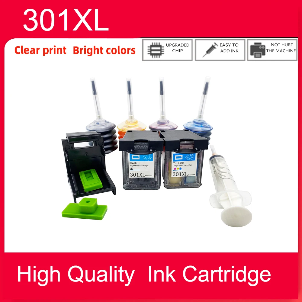 

einkshop For HP 301 301XL Ink Cartridge for HP Deskjet 3050 3054 3060 2540 2541 2542 2543 2544 Envy 4500 4502 Printer