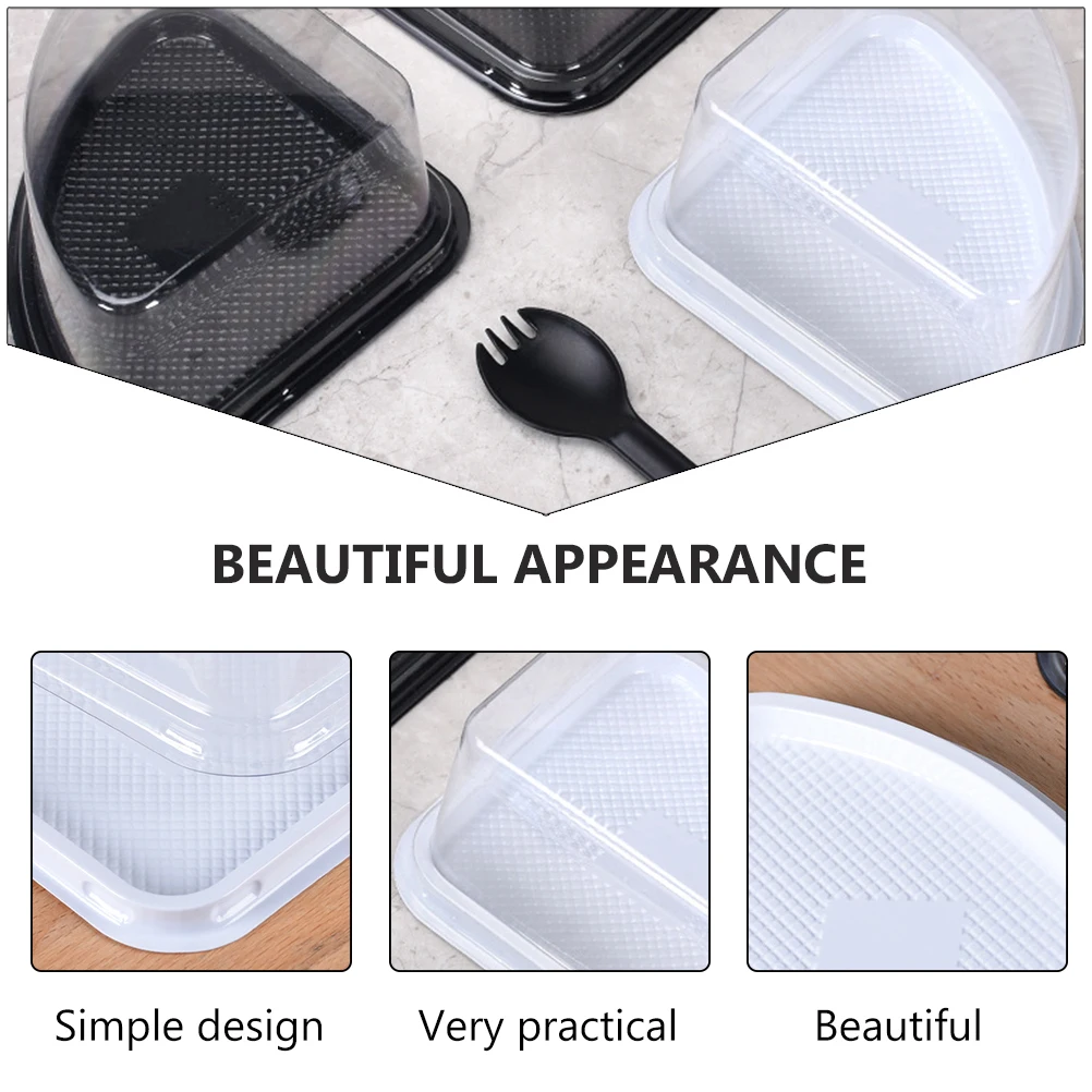 

50 Pcs Cake Box Mini Boxes Small Dessert Carriers Packaging Pastry Containers with Lids