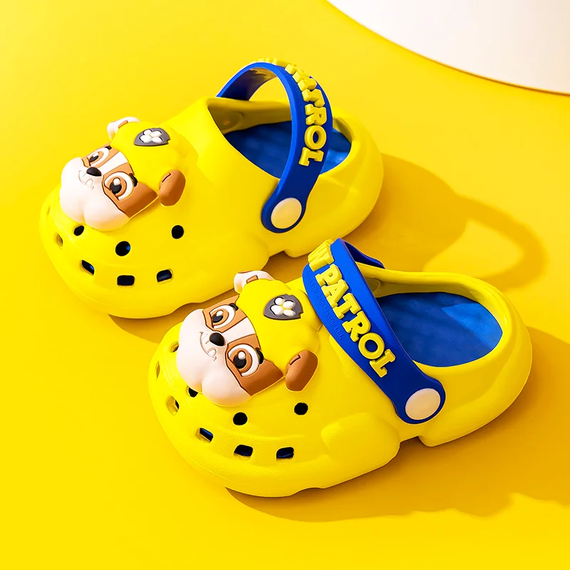 Children'S Cool Flip Flops For Boys Girl Indoor Non Slip Soft Based Cartoon Adorable Small Babies Anti Collision Hole Clogs Gift