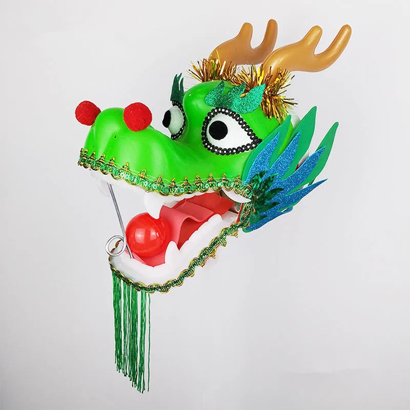 Tête de dragon de danse anti-casse en plastique, accessoires de fitness, 400 grammes