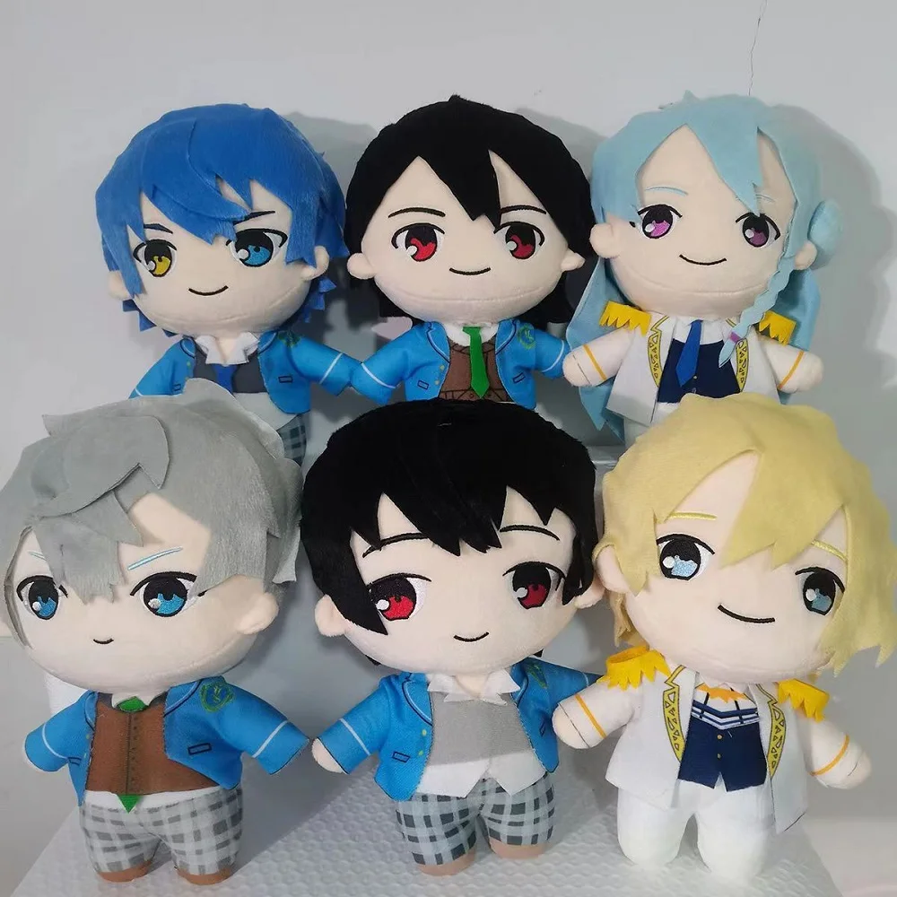 

Ensemble Stars Plush Doll Kagehira Mika Tenshouin Eichi Sena Izumi Sakuma Rei Hibiki Wataru Sakuma Ritsu Anime Plushie Toy