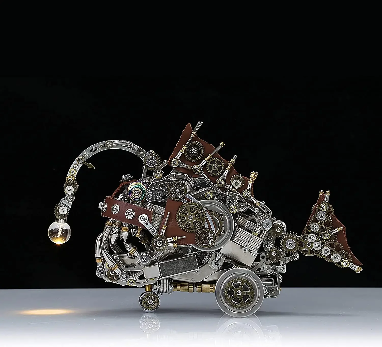 3d DIY lantern fish metal assembly Guochuang mecha model steampunk three-dimensional puzzle adult decompression toy Miyoo Mini