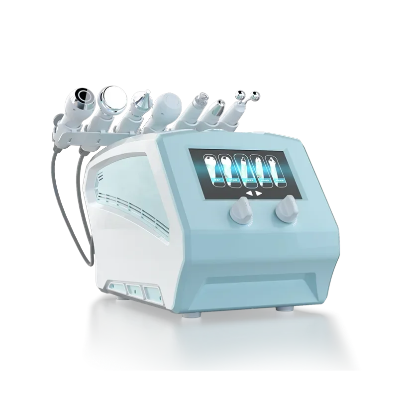 Portable 8 In 1 Plasma Ultrasonic Microcrystalline Dermabrasion Hydra Face Machine Water Oxygen Facial Beauty Machine