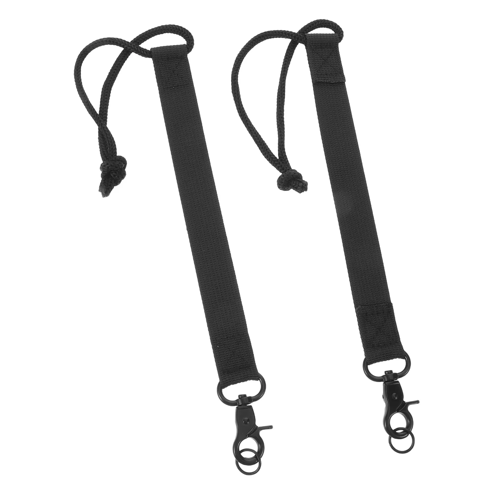 

2Pcs Adjustable Snowboard Leash Cord Black Binding Strap Snowboard Boot Carry Strap Ski Gear Ski Boot Binding Aid