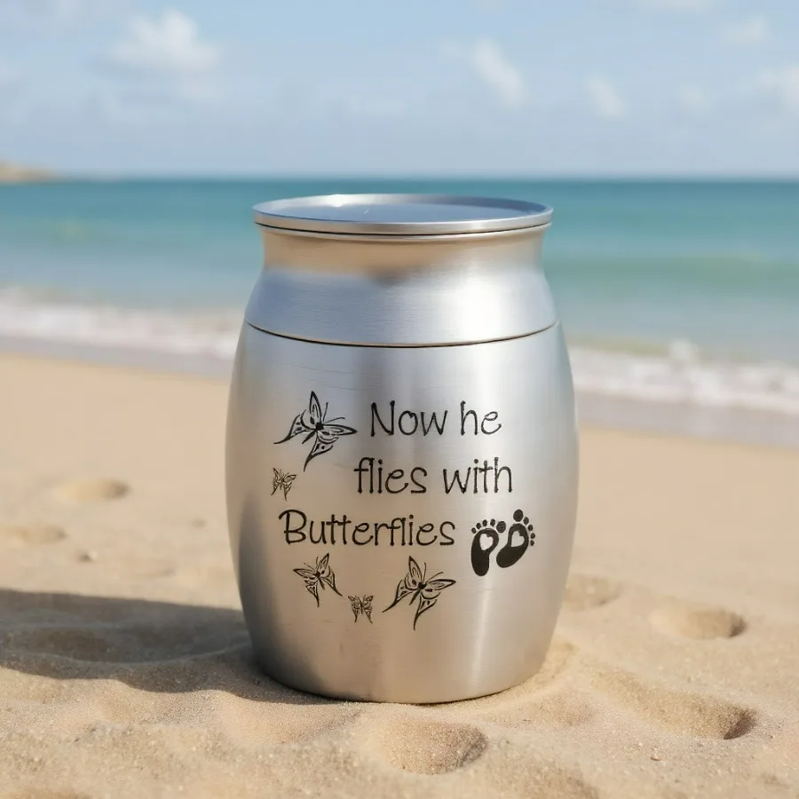 جرة حرق الحيوانات الأليفة التذكارية |   جرة رماد سيراميك مطبوعة بمخالب للكلاب والقطط، ختم محكم الغلق |   تذكار للعرض المنزلي