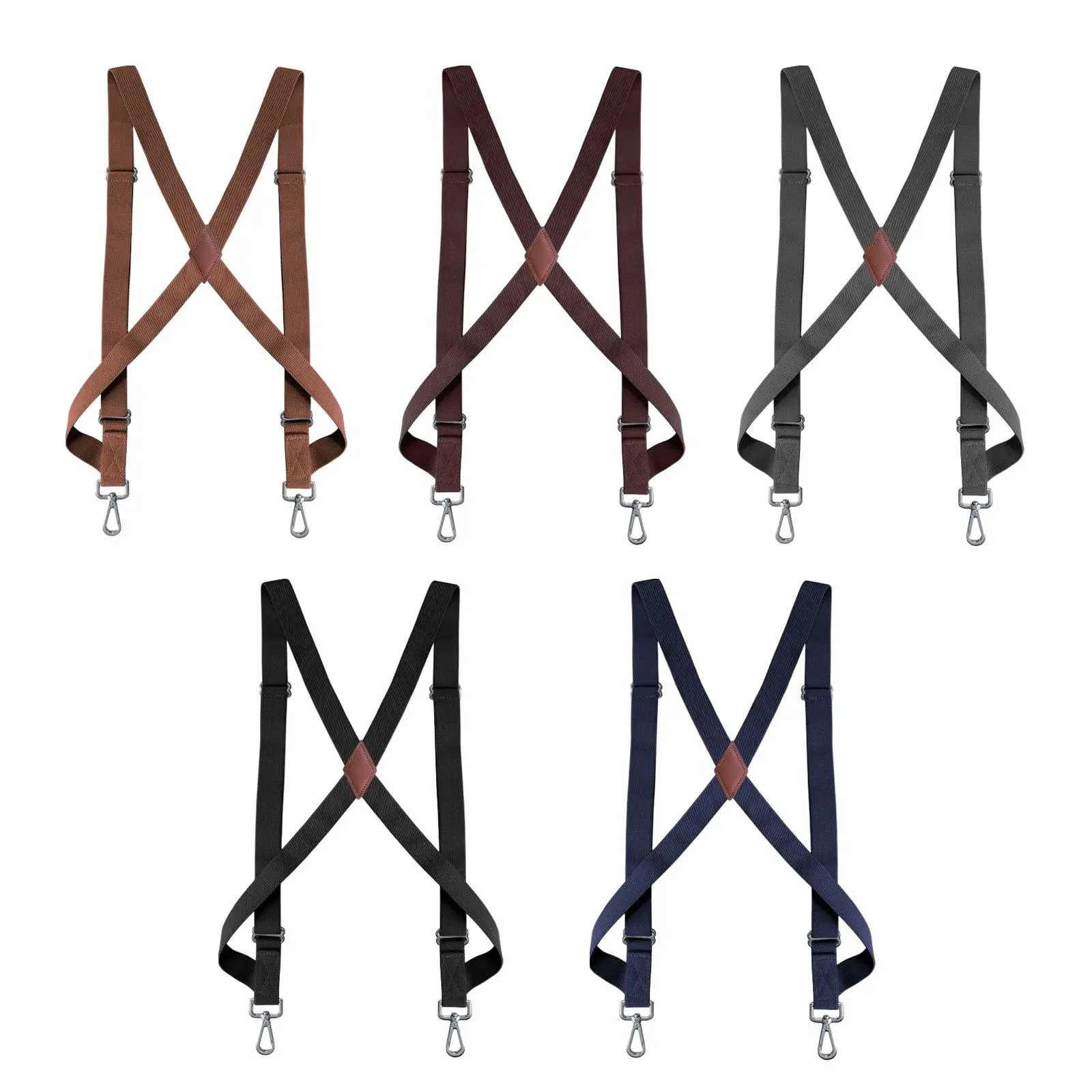 Men Women Suspender Hook Suspenders X Type Supplies Trucker Style Suspenders