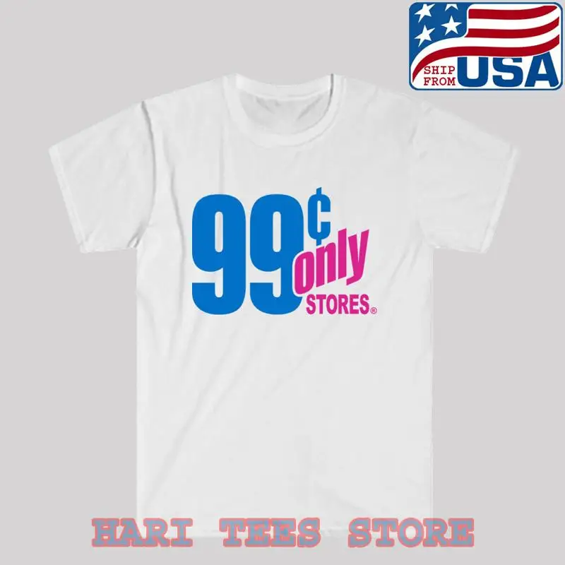 

99 Cents Only Stores Men's White T shirt Size S to 5XL