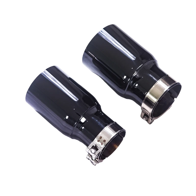 For universal Plated Single-layer Pointed Black  Muffler Tail Decoration with a Diameter of 3 Inches, 3.5 Inches, and 4 Inches