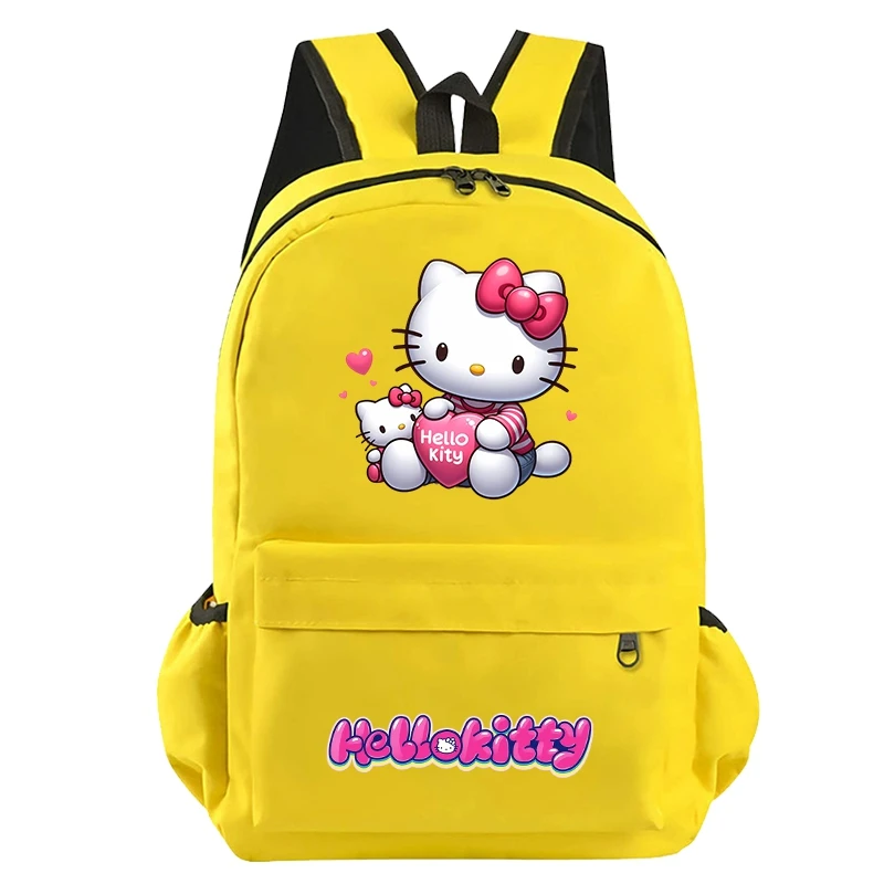 Hello Kitty Backpack for Boy Girl Back To Schoolbag Large Capacity Backpack Bookbag for Kid Men Women Leisure Travel Bag Mochila