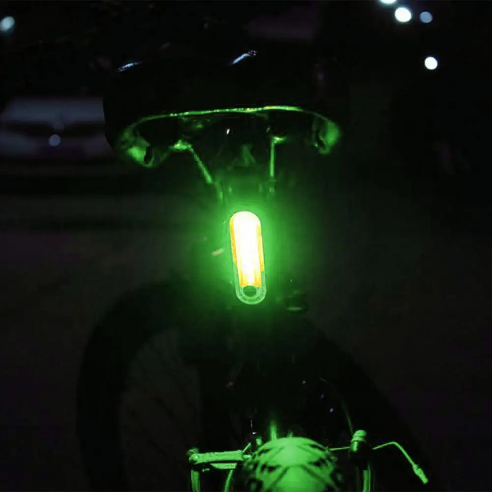 Bicycle Taillight USB Rechargeable LED Lamp Bike Parts Detachable MTB Road Bike Turn Signal Warning Light Cycling Accessories