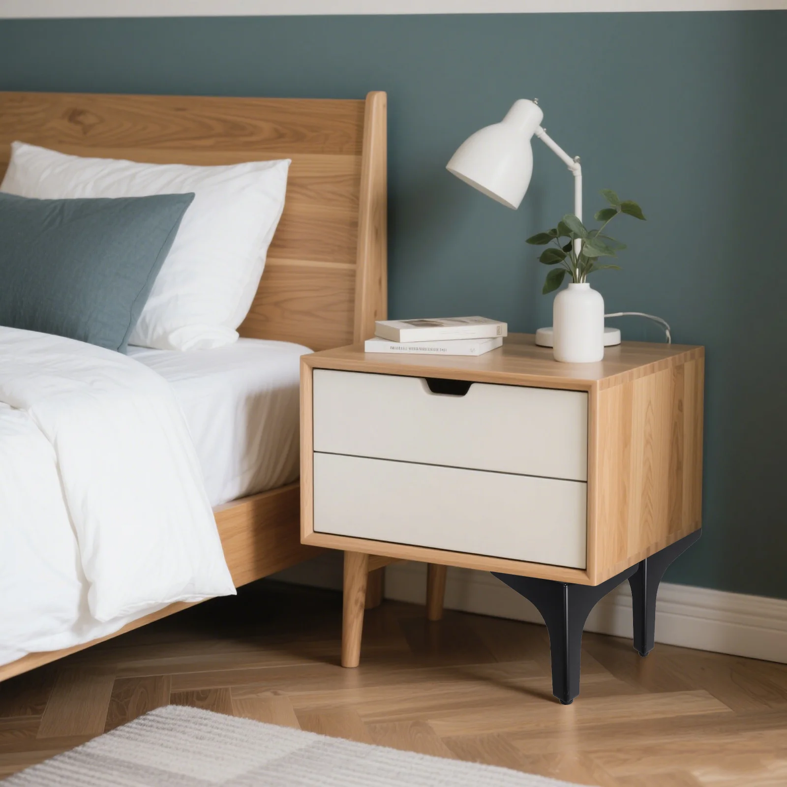 Patas triangulares de Metal para muebles, 2 uds., para sofá, mesa de centro, gabinete, patas de repuesto estables y modernas y elegantes, patas triangulares para silla