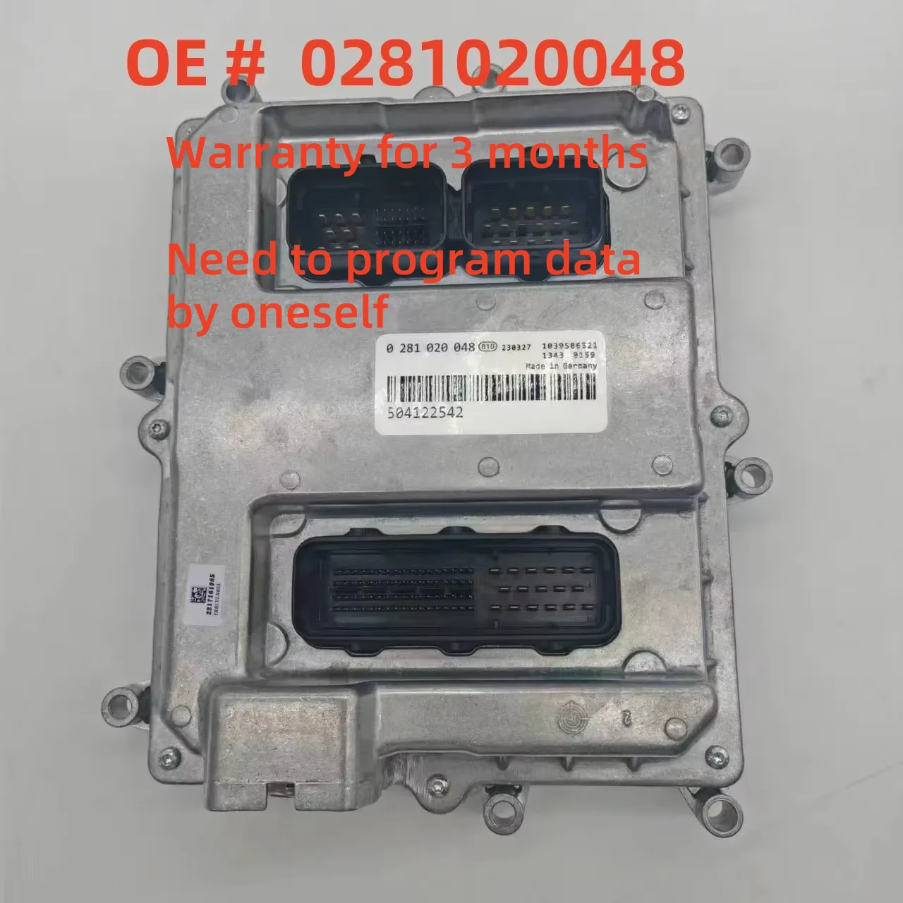 high quality  0281020048 504122542 Diesel Engine Computer  Electronic Control Unit ECU  for SAIC
