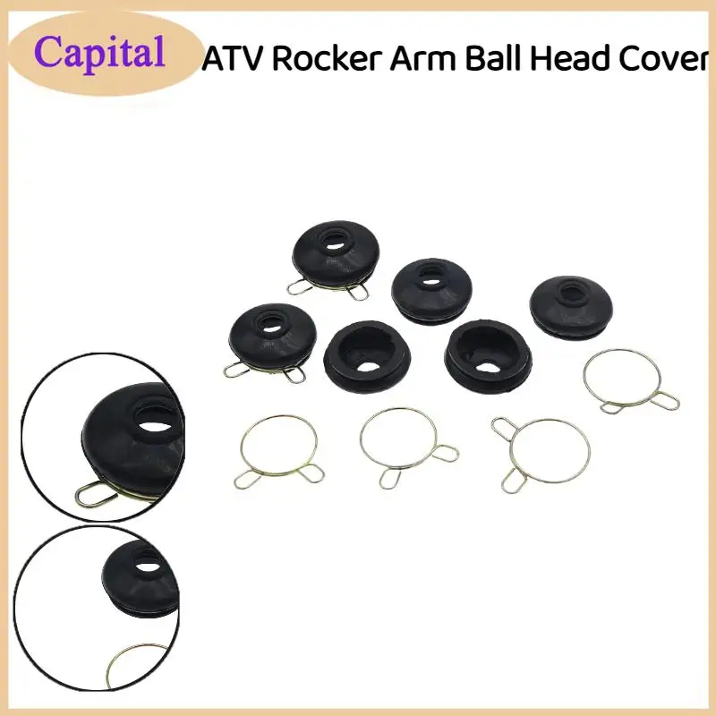 Four wheeled beach buggy ATV improved rocker arm ball head dust cover leather cover ring adjustable ball head cover