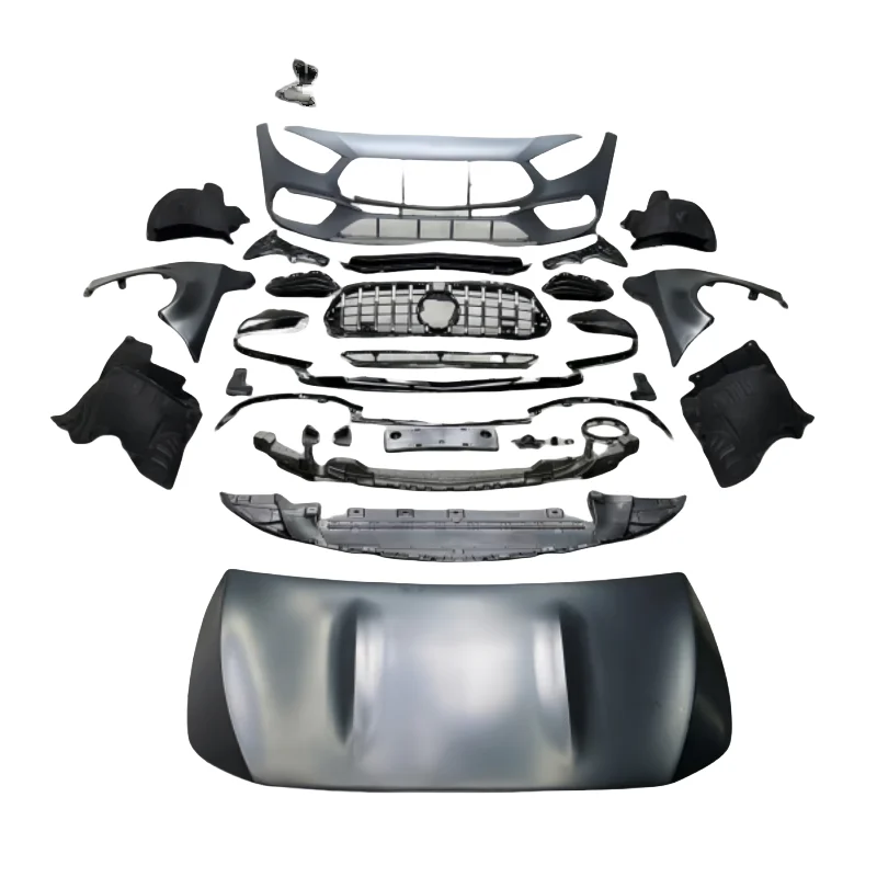 

High quality, low price for the A-class W177 Modified A45s Wide Body Large Enclosure Including Front and Rear Bumpers and Hood