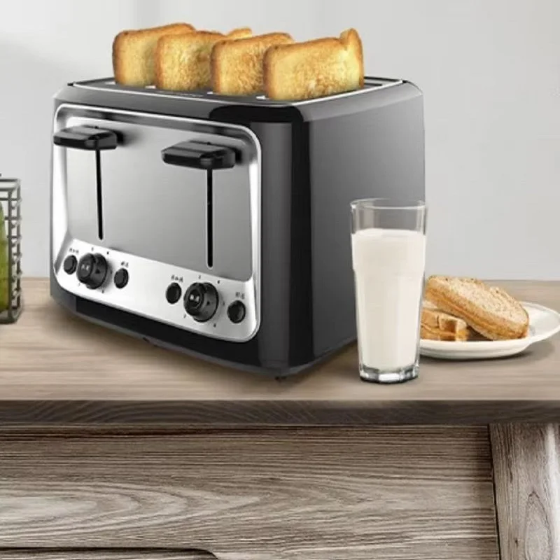 

Всплывающий тостер из 4 предметов, полоса пропускания, электрический отвертка для бытового тостера из нержавеющей стали