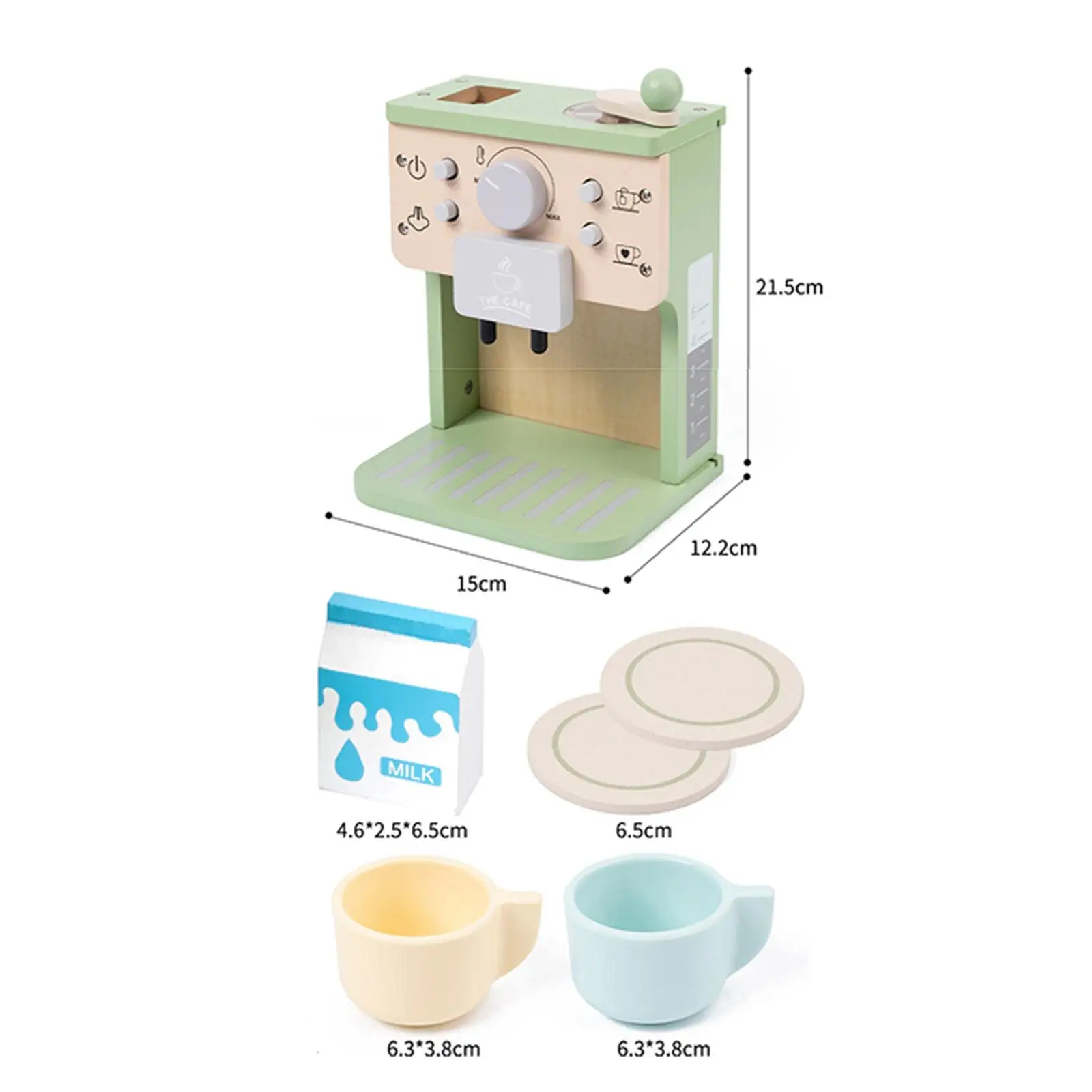 Conjunto de cafeteira, chá da tarde interativo, panelas, aprendizagem precoce, jogo educacional, brinquedo de cozinha, fingir jogar
