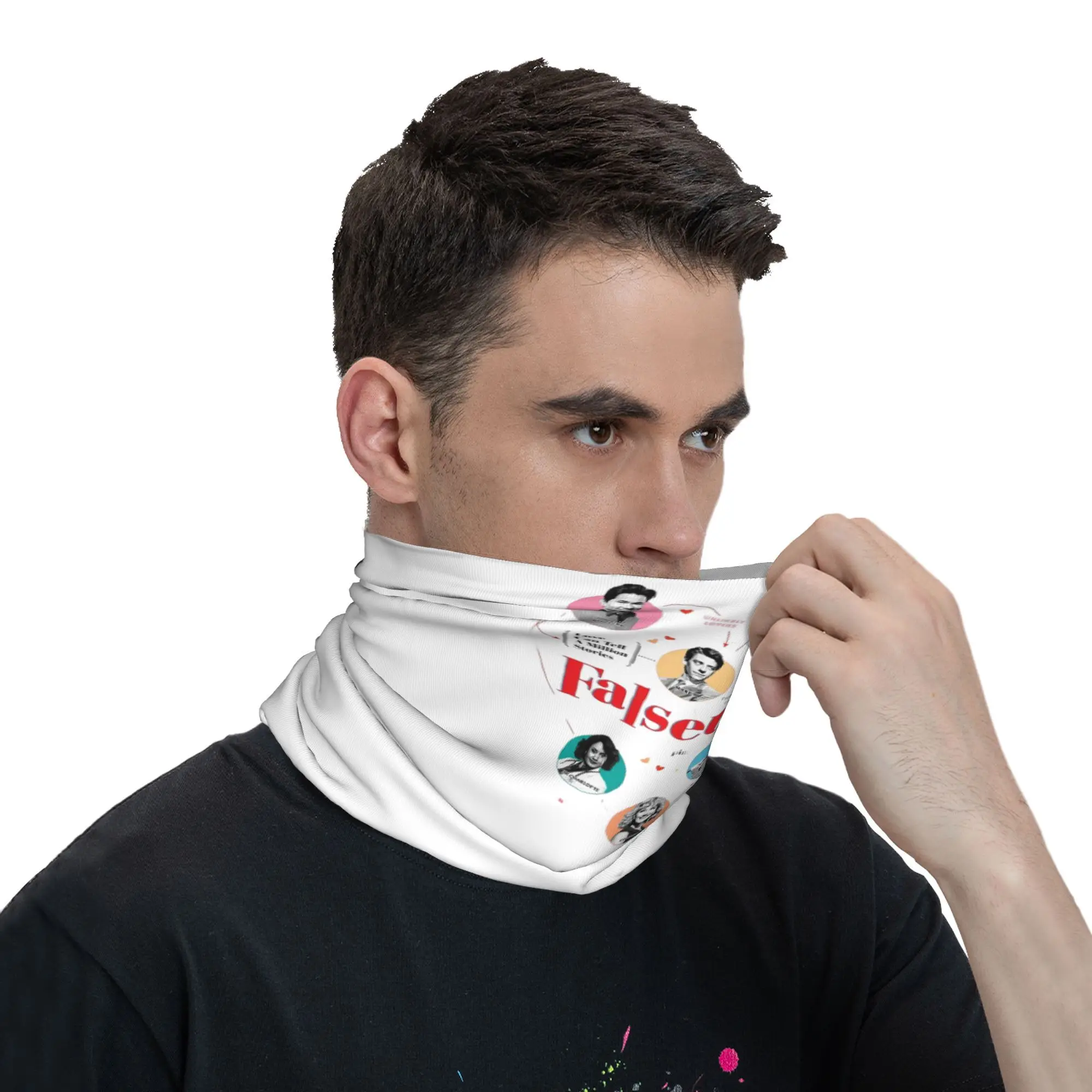 Falsettos 2016 ملصق باندانا الرقبة الجراب مطبوعة التفاف قناع وشاح متعدد الوظائف بالاكلافا التنزه الصيد للرجال النساء الكبار