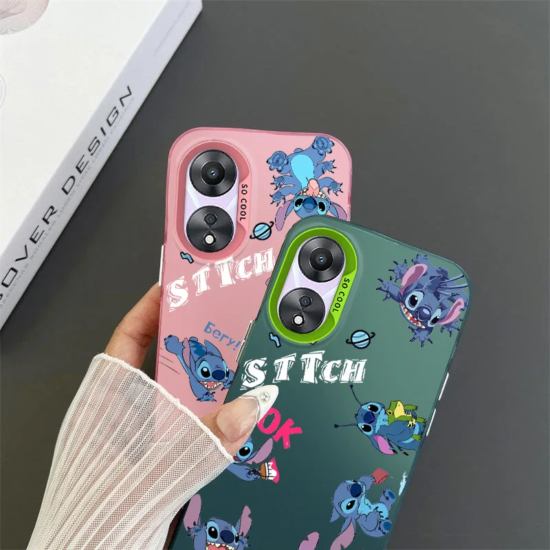 Disney Stitch style For OPPO Realme 5 8 10 11 i Pro C 2 15 20 21 31 33 35 53 55 9i Colorful Phone Case Soft Funda Silicone Cover