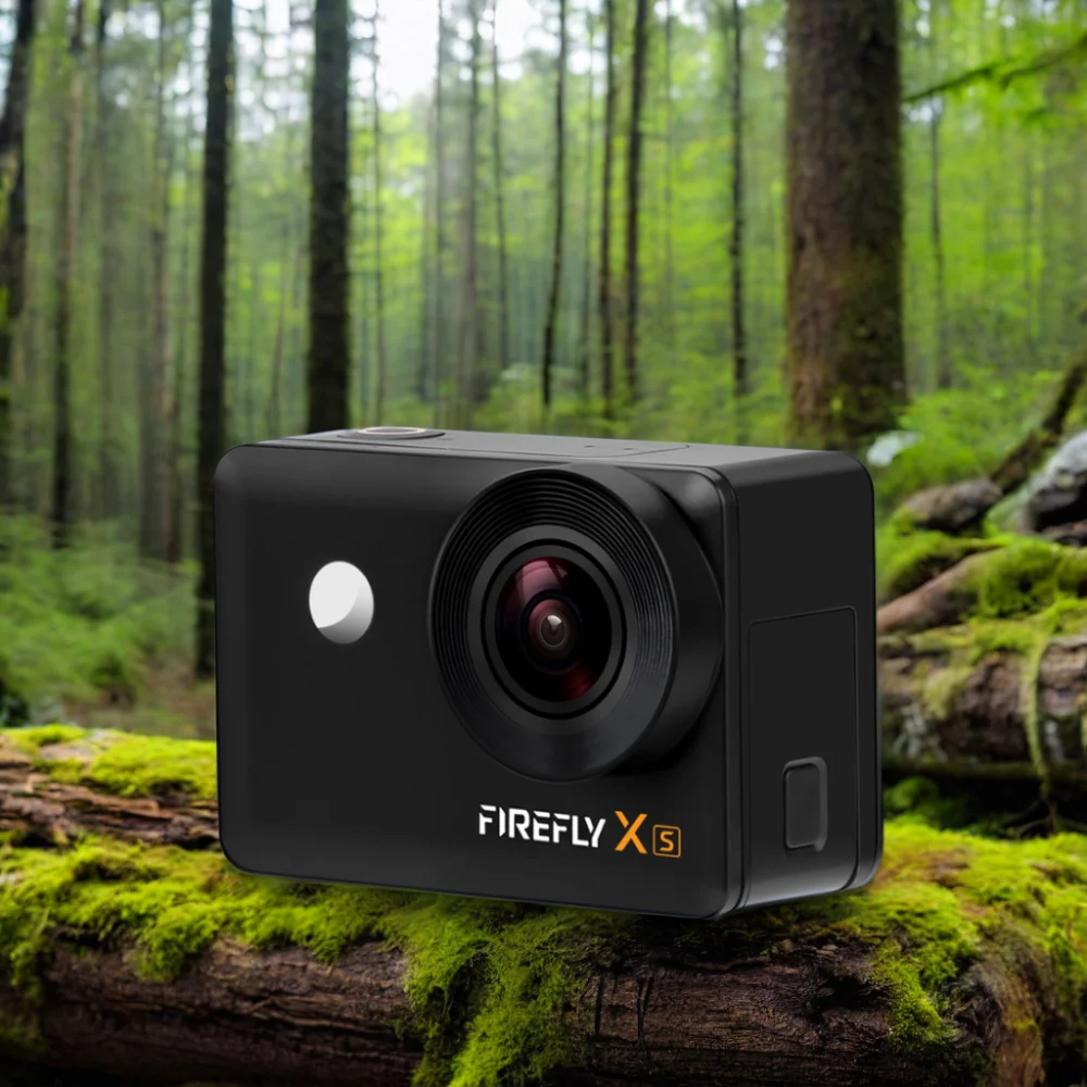 Wodoodporna kamera myśliwska Hawkeye Firefly XS Action Sport z zakresem Ultra HD i mocowaniem bocznym obsługuje aplikację i WiFi