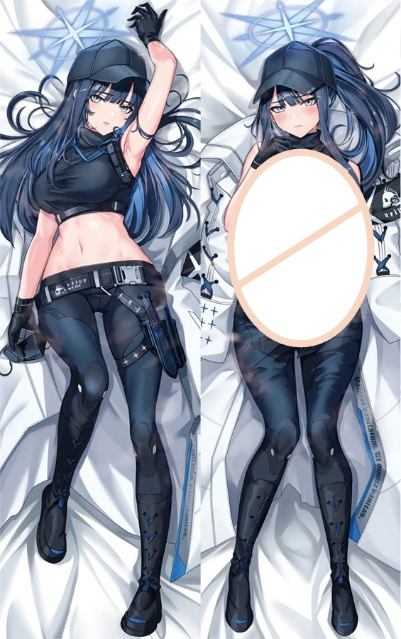 

Jomae Saori Waifu Dakimakura Cover Anime Blue Girl Body Pillow Case