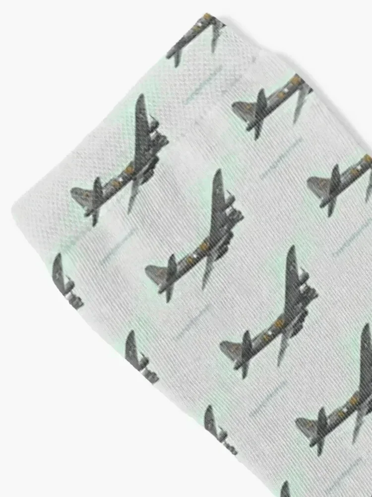 Plane over Kettering Socks cool cute luxe men cotton high quality Girl'S Socks Men's