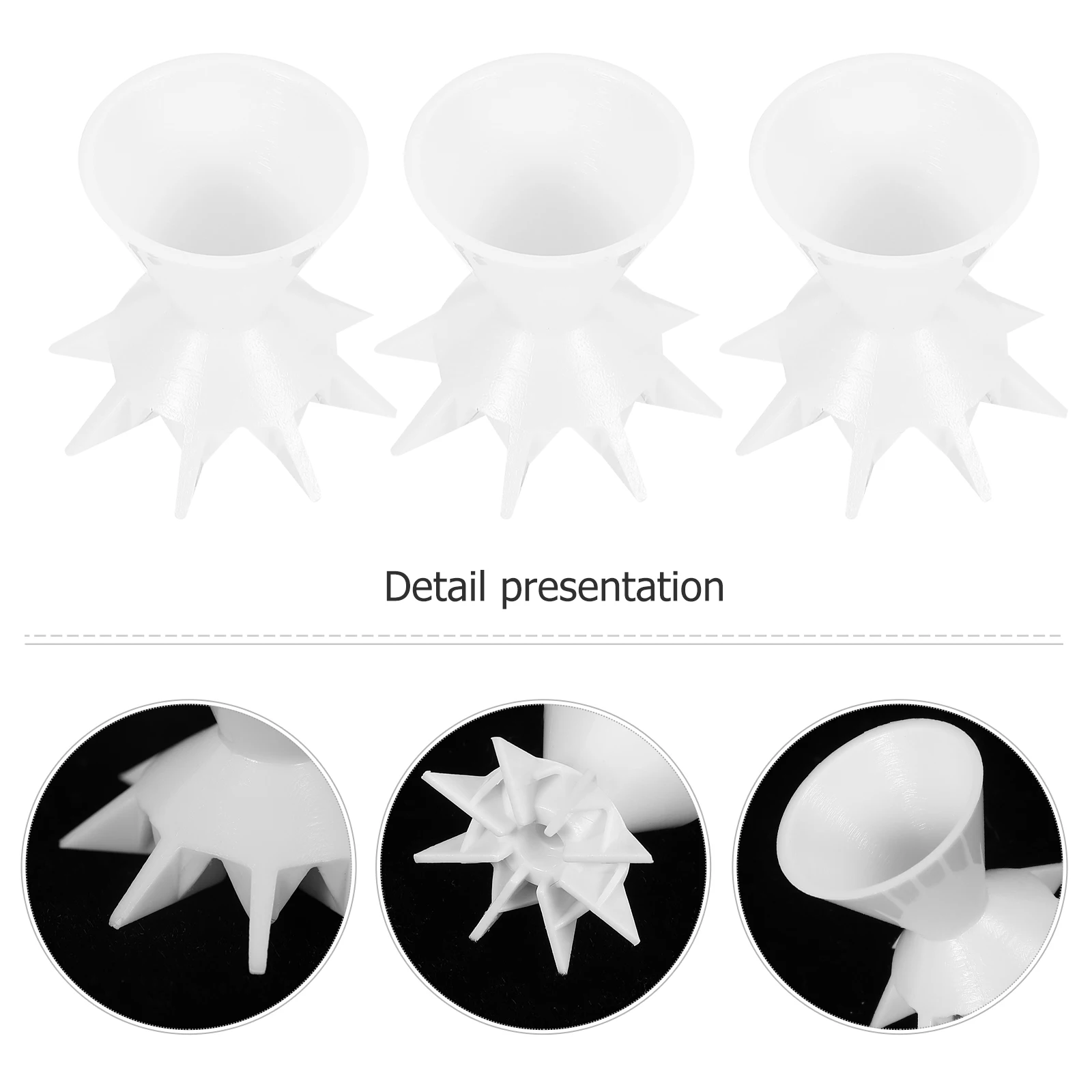 

3 Pcs Painting Funnel Cup Pour Accessories Split Supplies Pouring Flower