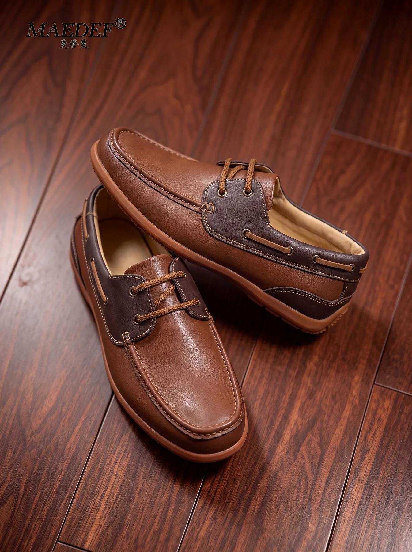 New Spring Men's Loafers Shoes PU Leather High Quality Comfortable Slip-On Soft Flat Versatile Trendy Driving Shoes Moccasins