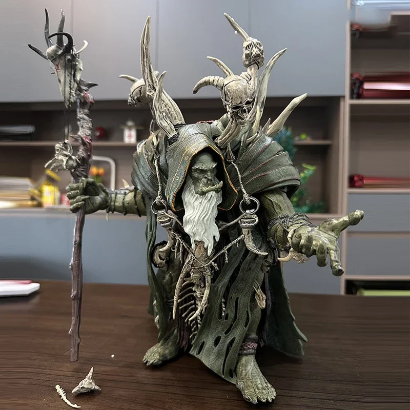 37cm World of Warcraft Figures Guldan Anime Figure PVC Statue Collection Desk Decoration Decor Kids birthday Christmas toy Gifts