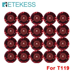 Retekess T119 20 Pcs Coaster Pager Buzzer Receivers For Wireless Restaurant Calling System For Coffee Shop Bar Food Truck Hotel