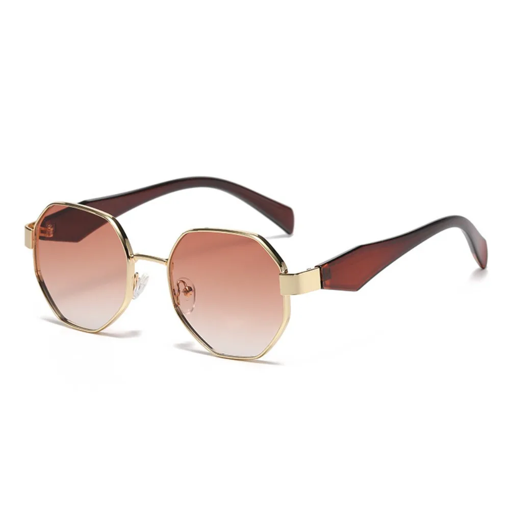 

Retro UV400 Polygonal Sunglasses Gradient Color PC Women Sunglasses Shades Eyewear Classic Anti-UV Glasses Daily