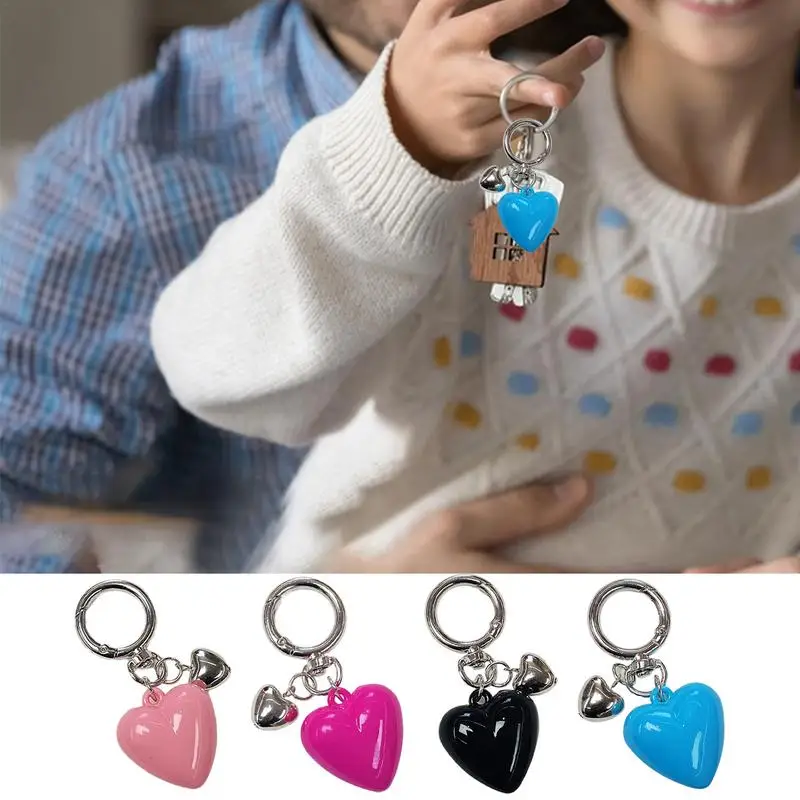 Heart Key Chain Love Pendant Key Holder Bag Charm Couple Keychain Matching Keychains Heart Pendant Cute Keychain For Purses Bags