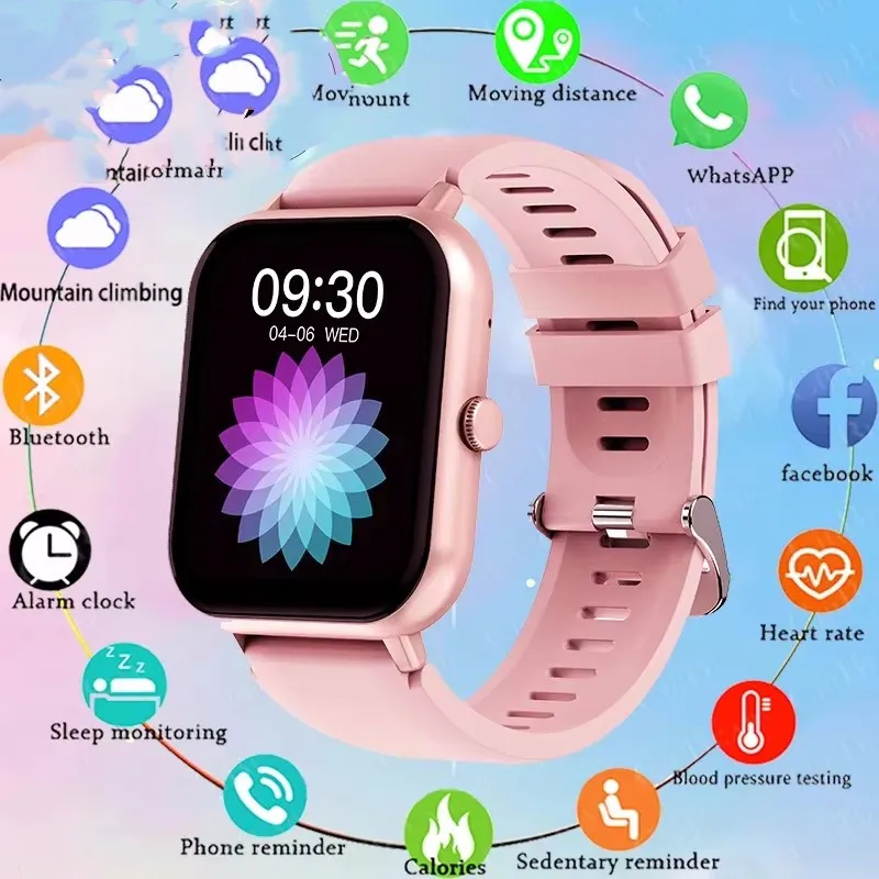 

Xiaomi Smart Watch For Women Full Touch Screen Fashion Watches Sports Fitness Clock Waterproof Smartwatch Lady Reloj Mujer