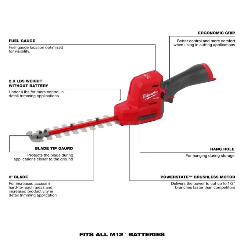 Milwaukee M12 FHT20/2533 M12 FUEL™ 8