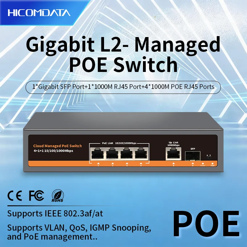 gigabit-network-management-poe-switch-5-port-1000m-base-t-，75w-ieee8023af-at-home-laboratory-poe-switch-with-lacp-vlan-qos