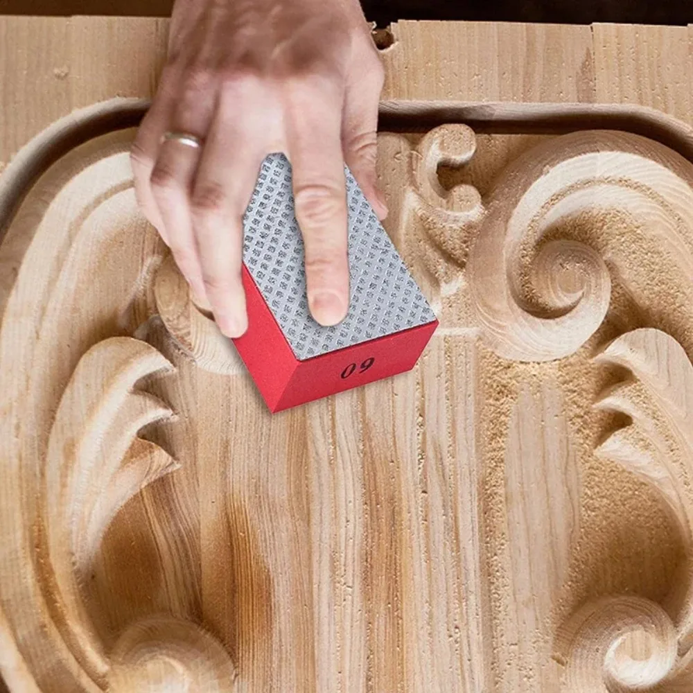 1Pc Diamond Hand Polishing Pads Tile Glass Abrasive Grinding Block Pad Stone Marble Ceramic Abrasive Sanding Disc Polisher Tools