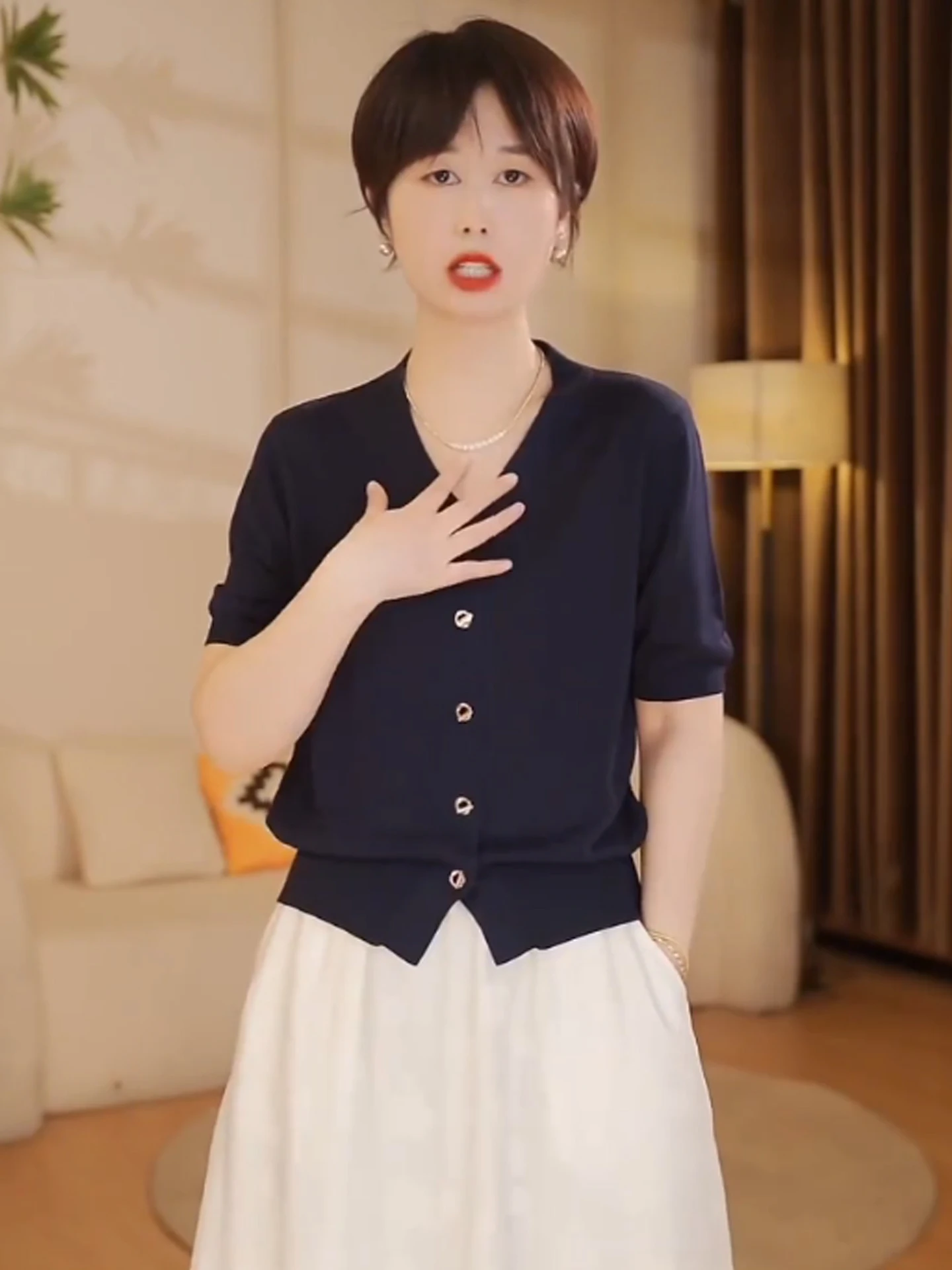 

Цветной вязаный открытый кардиган на одной пуговице, корейский топ, модный летний костюм для поездок на работу