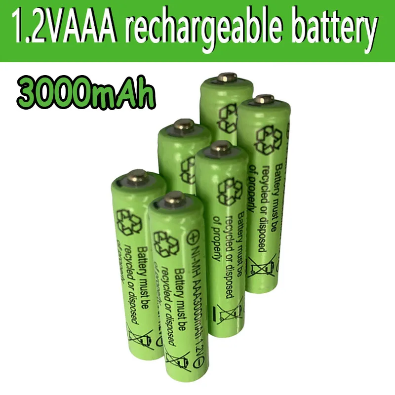 

1.2V AAA Battery 3000mAh Rechargeable Batterybattery For to Clocks Mice Computers Toys So On