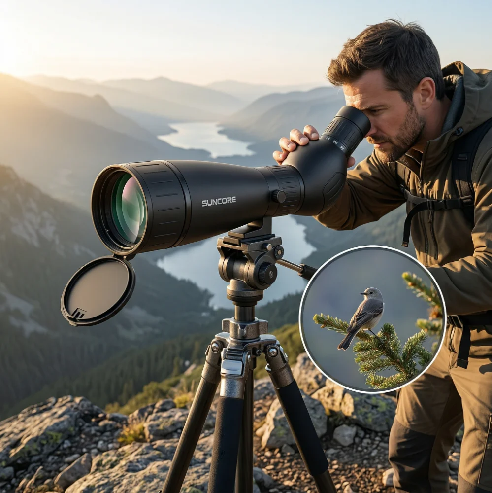 

Монокуляр-монокальтеоскоп 20-60x80 HD с большим объективом 80 мм, призмой BAK4, оптикой FMC, водонепроницаемый, с защитой от запотевания, для наблюдения за птицами и охоты