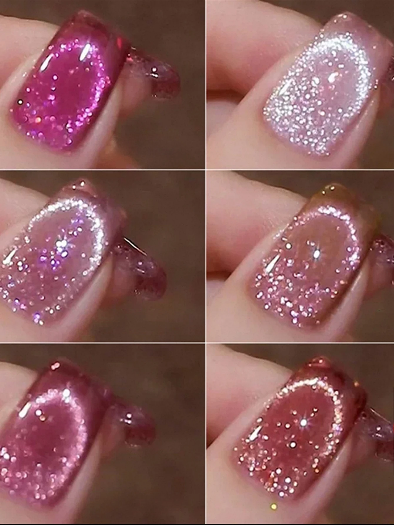 1/6PCS 2025 Nail Art Forniture per donna Set Autunno e Inverno Notte Crema Foglia d'acero Drago Frutta Occhio di gatto Gel UV Smalto per unghie