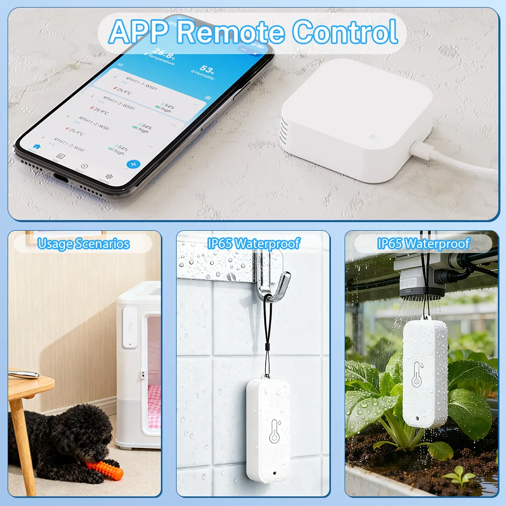 Tuya WIFI Smart Weather Statio - Weather Station Indoor recension och pris