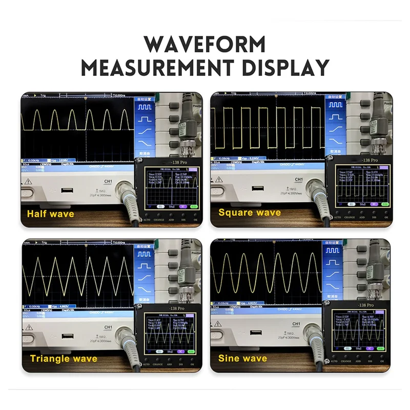 

ABMR-138 PRO Digital Oscilloscope 200 Msa/S,Khz,Analog Bandwidth, Supports Auto,80 Khz PWM And Firmware Upgrades (B)