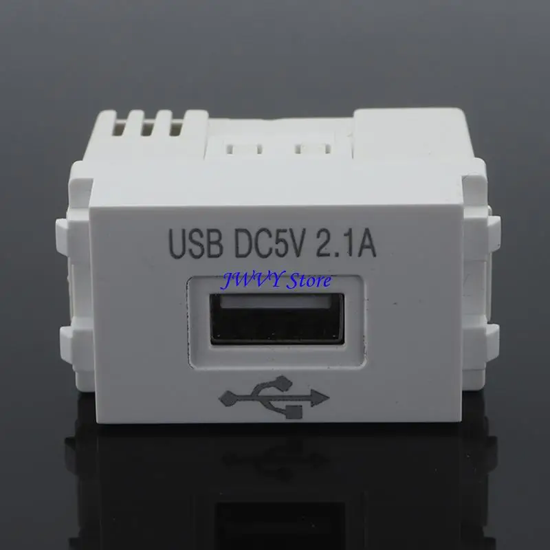 573A Charging Panel USB Power Module 220V Socket 5V 2.1A USB Charging Power Socket Switching Adapter